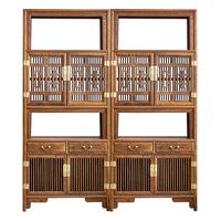 唐煌轩红木家具非洲鸡翅木(学名:非洲崖豆木)书柜书架实木书房书橱多层置物架柜陈列柜 单个