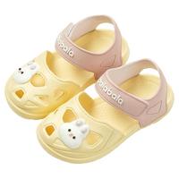 巴拉巴拉 儿童凉鞋夏季女童宝宝防滑软底卡通家居男童外穿沙滩拖鞋
