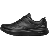 斯凯奇 皮鞋男商务休闲鞋男低帮系带缓震软底耐磨通勤男鞋77156 BLK41