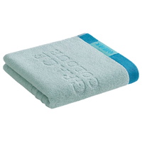 洁丽雅（Grace）国色新生系列毛巾10A抗菌纯棉吸水亲肤全棉A类成人洗脸面巾 青色