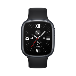 荣耀 HONOR 智能手表 46mm 黑色铝合金表壳 曜石黑橡胶表带