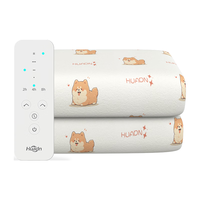 环鼎双人速热双温双控石墨烯电热毯电褥子 1.5*1.8米【家用除湿】 【双控可水洗】加厚毯1.5m*1.8m