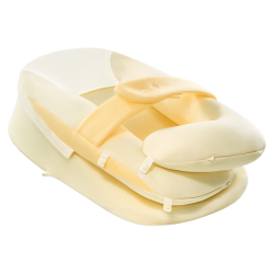 babycare 防呛奶枕头斜坡枕安抚宝宝防溢奶防吐奶专用枕山茶米44*19CM