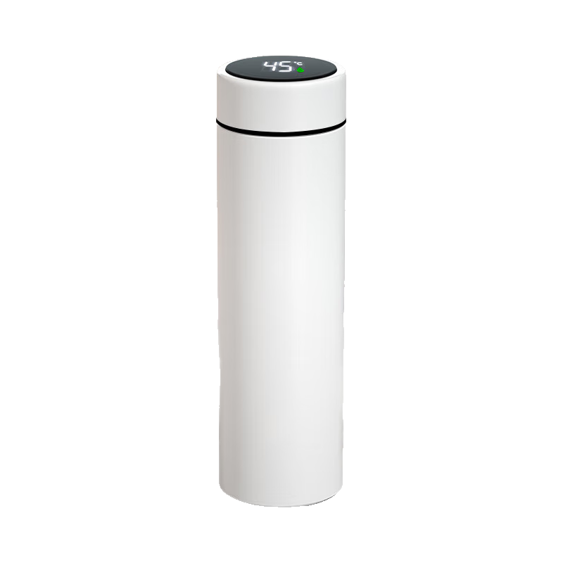 304白色500ML【带温显+茶漏】