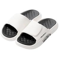 俞兆林（YUZHAOLIN）2023新款夏天外穿室内家居用洗澡厚底防滑高级感凉拖鞋女SY2 黑绿色 40-41