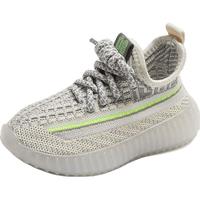 儿童椰子鞋春秋男童运动鞋透气飞织女童网鞋软底宝宝鞋单