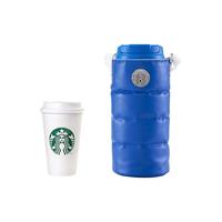 星巴克(Starbucks) 滑雪系列双饮口不锈钢随行杯配杯套咖啡保温杯670ml 男女士 670ml 双饮口不锈钢随行杯