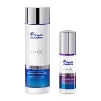 海飞丝（head&shoulders）青春水仿脱洗发水露液止痒头皮护理育发控油蓬松防脱发精 透明 防脱洗发露145ml