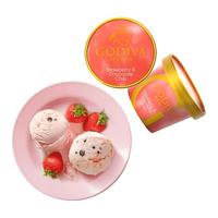 歌帝梵(GODIVA)巧克力碎草莓冰淇淋 91g