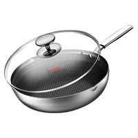 KBH 康巴赫 炒锅(30cm、不粘、316L不锈钢)