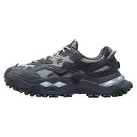 FILA FUSION斐乐潮牌硬糖男鞋厚底增高运动鞋2025秋新老爹鞋休闲鞋 合金灰/影黑灰 41