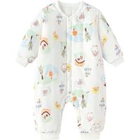 巴拉巴拉新生婴儿连体衣冬装2025款秋冬宝宝A类棉服外出哈衣爬服
