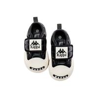 Kappa Kids卡帕童鞋儿童鞋男童运动鞋子舒适厚底魔术贴百搭女童休闲鞋板鞋 黑色 32 适合脚长198mm 32码适合脚长198mm