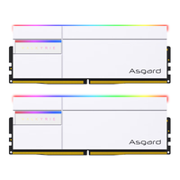 阿斯加特（Asgard）32GB(16Gx2)套 DDR5 6000 台式机内存条 RGB灯条-女武神·瓦尔基里Ⅱ代【C28】极地白