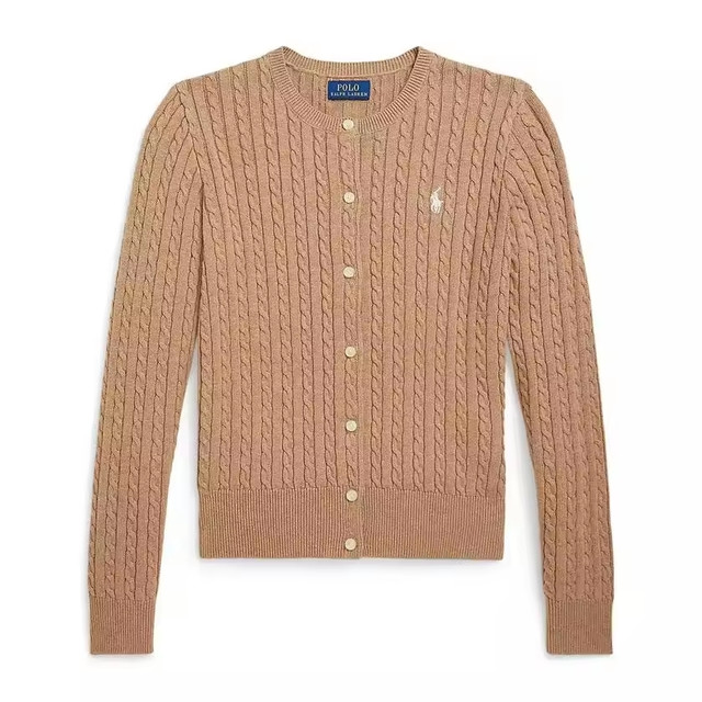RALPH LAUREN 拉夫劳伦 女大童棉质针织开衫 多色可选