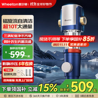 惠尔顿 WHEELTON 前置过滤器 P0038MAX 8T大通量反冲洗净水器自动刮洗升级抗菌