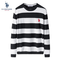 U.S. POLO ASSN. 100%棉！加绒保暖半高领针织衫
