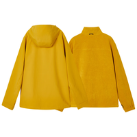 斯凯奇 魔方冲锋衣男秋冬季保暖三合一套装摇粒绒防水登山服 暖秋黄/0488（男） L