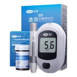 可孚 血糖仪家用高精准测试仪逸测A03仪器 25试纸 等量采血针酒精棉片