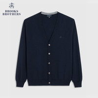 Brooks Brothers/布克兄弟男士休闲简约款薄外套针织开衫 4004-藏青色 M