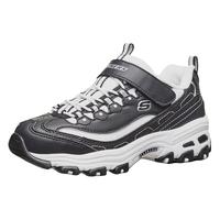 Skechers斯凯奇儿童鞋男女童鞋熊猫鞋秋冬老爹鞋儿童休闲运动鞋664060L 女童/黑色/白色/BKW 27.5