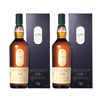  LAGAVULIN/乐加维林 艾雷岛单一麦芽 苏格兰威士忌  乐加维林16年威士忌700ml*2瓶 礼盒装 16-30年 40%vol