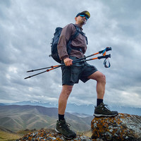 挪客户外 挪客  户外光迹3EXT三节碳纤维伸缩登山杖