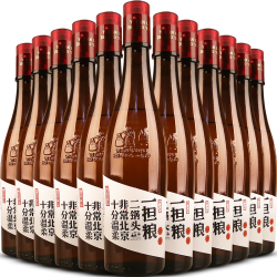 一担粮 酒厂直营 老北京二锅头一担粮冒号酒 42度 清香型白酒 480ml*12瓶
