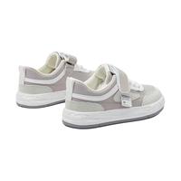 Kappa Kids卡帕童鞋儿童cz运动鞋女童春季魔术贴板鞋小白鞋男童百搭板鞋 073-紫色 36 内长22.5适合脚长21.5 36码 内长22.5适合脚长21.5