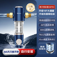 惠尔顿 WHEELTON 前置过滤器家用反冲洗全铜净水器自动清洗自来水全屋P0038