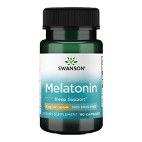 斯旺森(SWANSON)褪黑素安瓶助眠胶囊3mg美国睡眠片 60粒