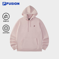 章昊同款FILA FUSION斐乐潮牌款卫衣2025秋宽松加绒上衣 【加绒版】赤粉色-PK 165/88A/S