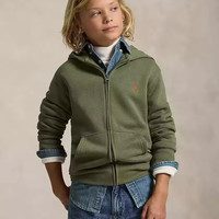 RALPH LAUREN 拉夫劳伦 大童棉质混纺连帽衫卫衣 6-14岁