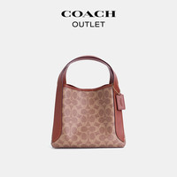 COACH 蔻驰 女士HADLEY HOBO 21号半月包手提包老花款 大容量软包