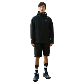 伯希和（Pelliot）户外软壳女防风保暖外套男休闲加绒内胆登山服11230601黑男XXXL 曜石黑【男】
