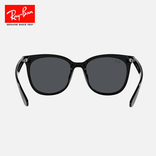 雷朋（RayBan）雷朋太阳镜高级感时尚大框眼镜开车出行防晒墨镜0RB4379D 601/87黑色镜框深灰色镜片