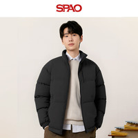 SPAO立领绗线棉服男女2025冬季加绒保暖防寒短款宽松外套SPMF23PM01XY