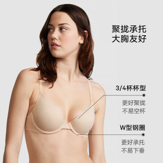 维密 维密 PINK 圆盘胸小胸显大美背聚拢外扩文胸内衣女 1690/2805