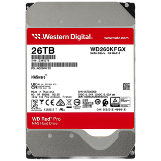  Western Digital/西部数据 26TB大容量 NAS机械硬盘