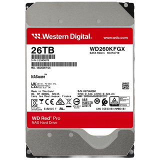  Western Digital/西部数据 26TB大容量 NAS机械硬盘