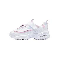 Skechers斯凯奇儿童复古老爹鞋春秋款时尚女童轻便舒适休闲运动鞋303918L 白色/多彩色/WMLT 27.5码