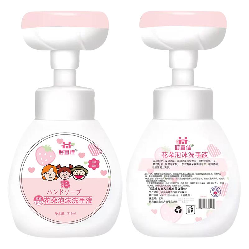 好宜佳泡沫抑菌洗手液 草莓香 250ml*2瓶