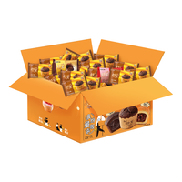 康师傅 妙芙蛋糕 巧克力味量贩装868g 超1斤糕点点心饼干 早餐面包零食 巧克力味量贩装 18枚/868g