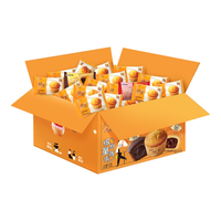 康师傅 妙芙蛋糕 奶油味量贩装868g 超1斤糕点点心饼干 早餐面包零食 奶油味量贩装 18枚/868g