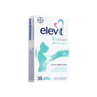 爱乐维 elevit叶酸片备孕复合维生素123段孕期哺乳期含DHA叶黄素孕妇欧版原装进口 3段30粒