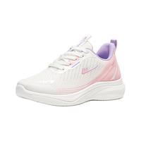 回力运动鞋女2025夏季女鞋休闲轻便减震网鞋软底夏季透气跑步鞋子 粉紫色 36