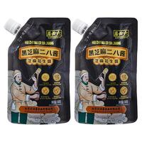 六必居 黑芝麻二八酱家用烘焙调味酱料芝麻花生拌面吐司面包涂抹酱