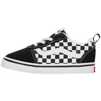 Vans Ward Slip-on 加绒 棋盘格 儿童帆布鞋