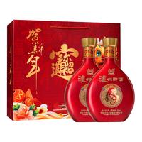 泸州老窖 股份御酒虎年纪念纯粮酒白酒礼盒装500ML*4整箱特价