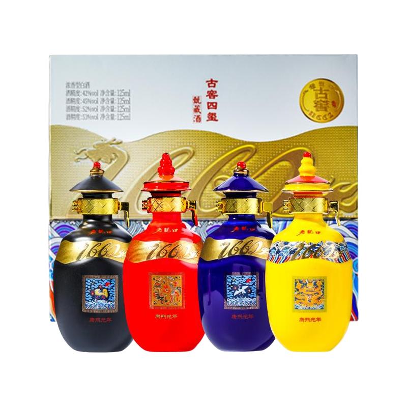 LAO LONG KOU/老龍口 古窖四玺 白酒礼盒装